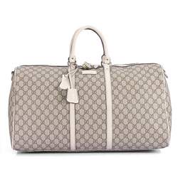 1:1 Gucci 206500 Large Beige-ebony Duffel Bags-Cream - Click Image to Close